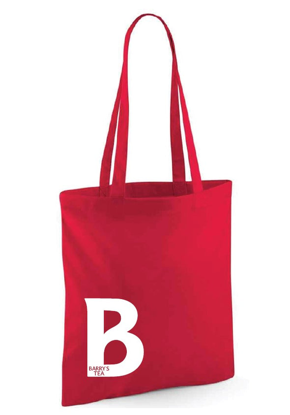 BARRY'S TEA 'B' RED TOTE BAG