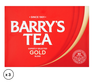 GOLD BLEND 80 TEABAGS - (3 PACK)