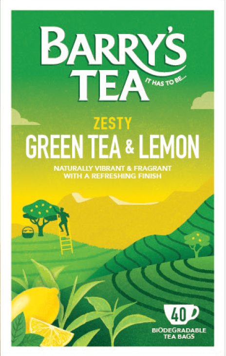 GREEN TEA WITH LEMON 40 TEABAGS