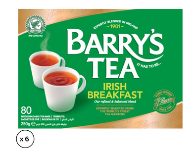 IRISH BREAKFAST BLEND 80 TEABAG (6 PACK)