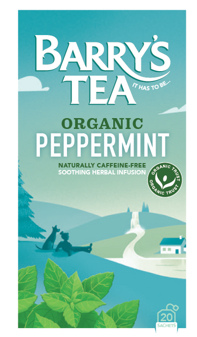 ORGANIC PEPPERMINT 20 STRING & TAG TEABAGS